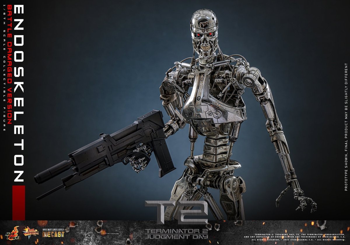Terminator 2: Battle Damaged Endoskeleton - 1/6 Scale Figure - Hot Toys
