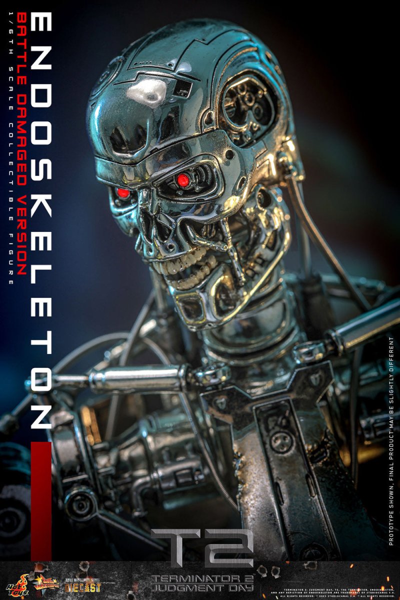 Terminator 2: Battle Damaged Endoskeleton - 1/6 Scale Figure - Hot Toys