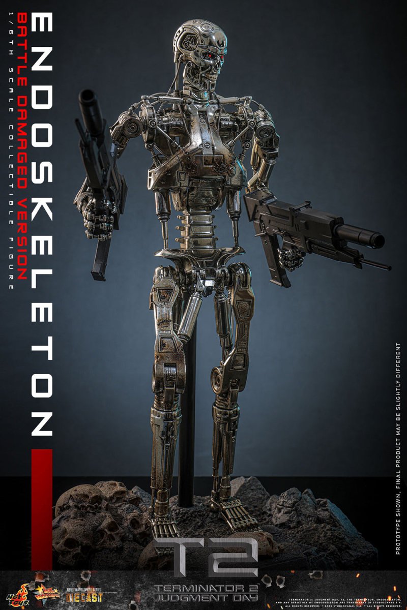 Terminator 2: Battle Damaged Endoskeleton - 1/6 Scale Figure - Hot Toys