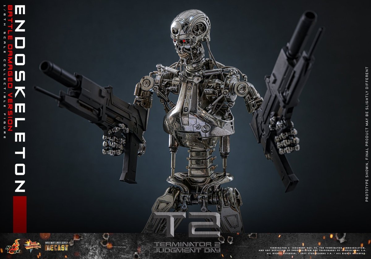 Terminator 2: Battle Damaged Endoskeleton - 1/6 Scale Figure - Hot Toys