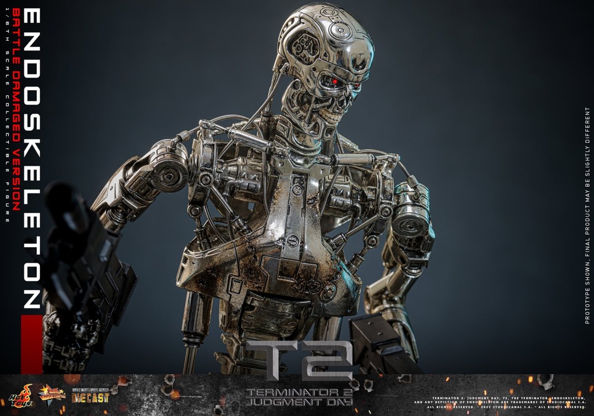 Terminator 2: Battle Damaged Endoskeleton - 1/6 Scale Figure - Hot Toys