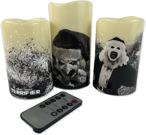 Terrifier 3: Art the Clown - 3 Piece LED Candle Set (Pre-Order) - Surreal Entertainment
