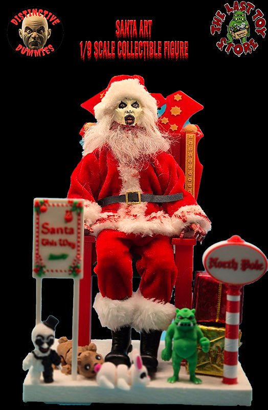 Terrifier 3: Santa Art on Throne - 1/9 Scale Figure - Distinctive Dummies