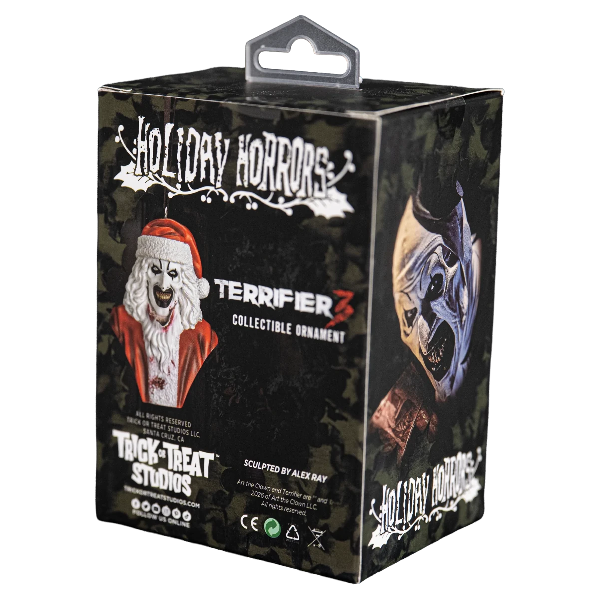 Terrifier 3: Santa Art the Clown - Holiday Horrors Ornament (Pre-Order) - Trick or Treat Studios