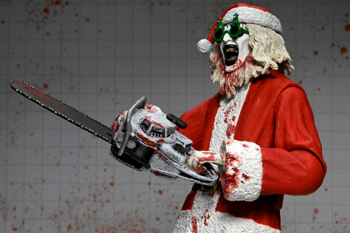 Terrifier 3: Ultimate Santa Art the Clown (Bloody) - 7" Scale Figure - NECA