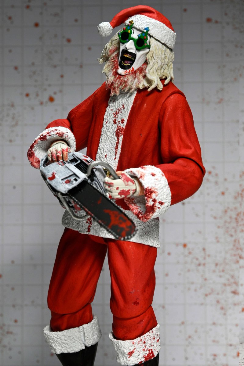 Terrifier 3: Ultimate Santa Art the Clown (Bloody) - 7" Scale Figure - NECA