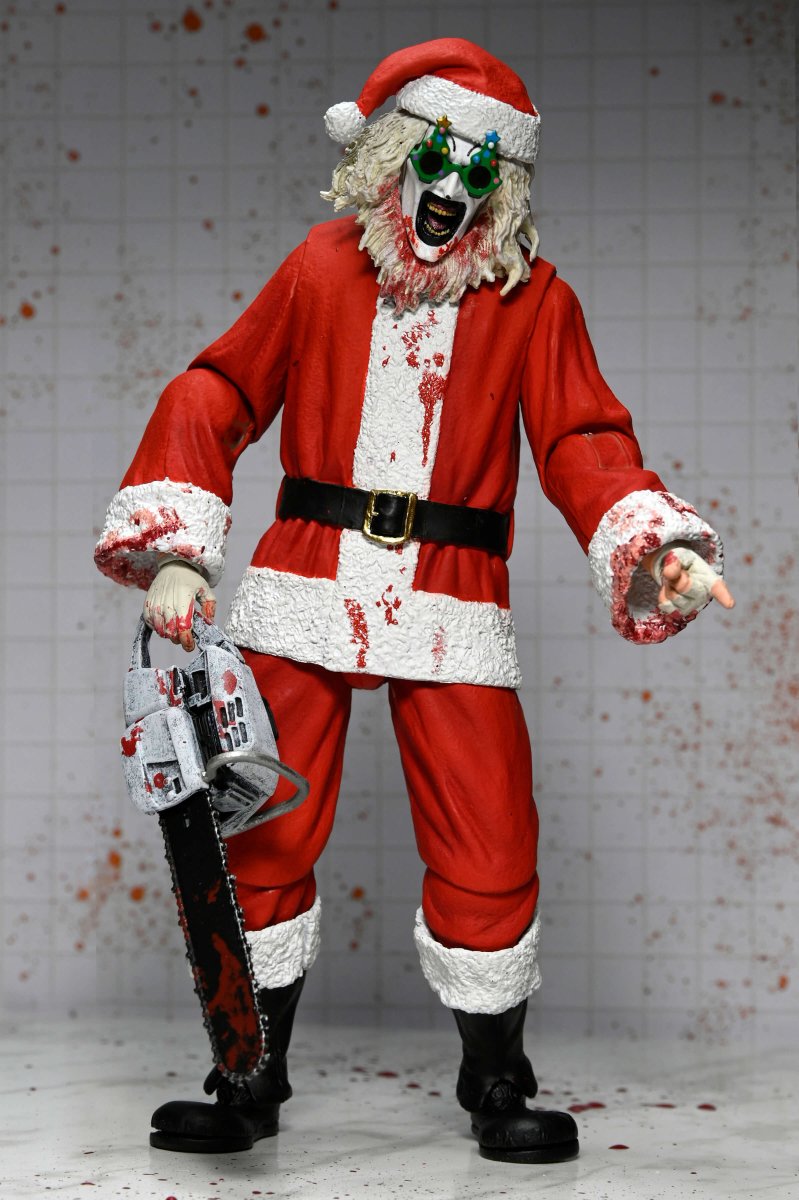 Terrifier 3: Ultimate Santa Art the Clown (Bloody) - 7" Scale Figure - NECA