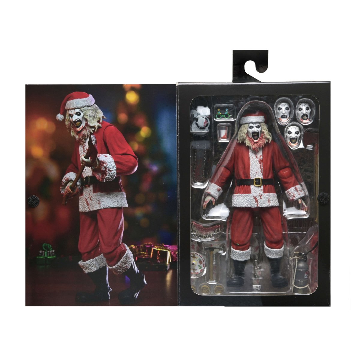 Terrifier 3: Ultimate Santa Art the Clown (Bloody) - 7" Scale Figure - NECA