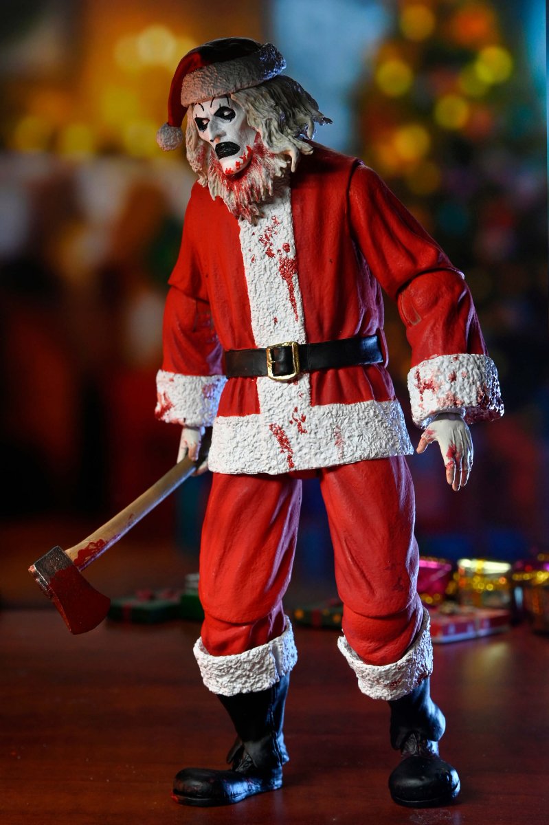 Terrifier 3: Ultimate Santa Art the Clown (Bloody) - 7" Scale Figure - NECA