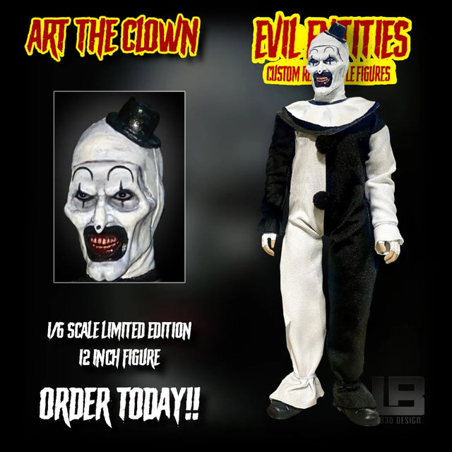 Terrifier: Art the Clown - 12" Evil Entities - LB3D Design