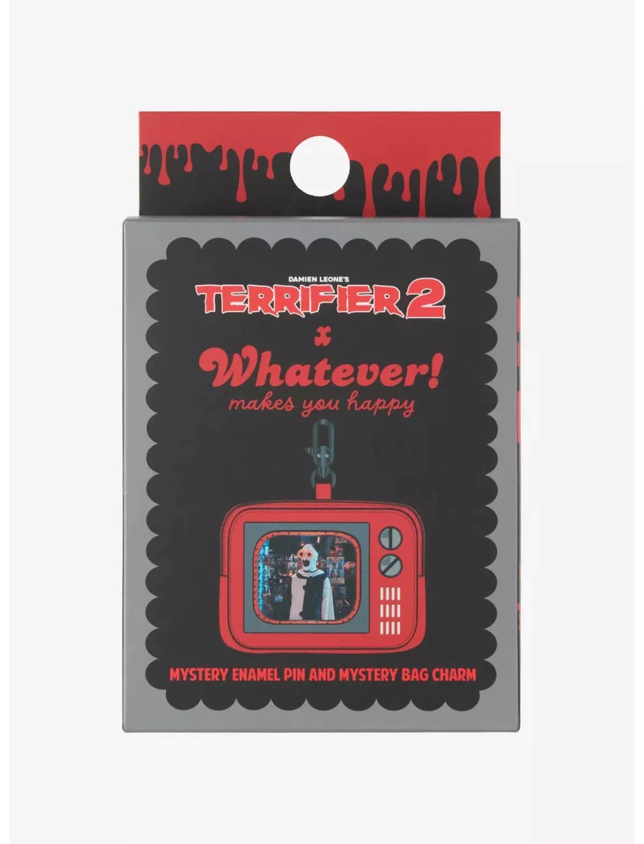 Terrifier - Double Blind Mystery Box TV ITA Bag Charm & Enamel Pin - Whatever! Company
