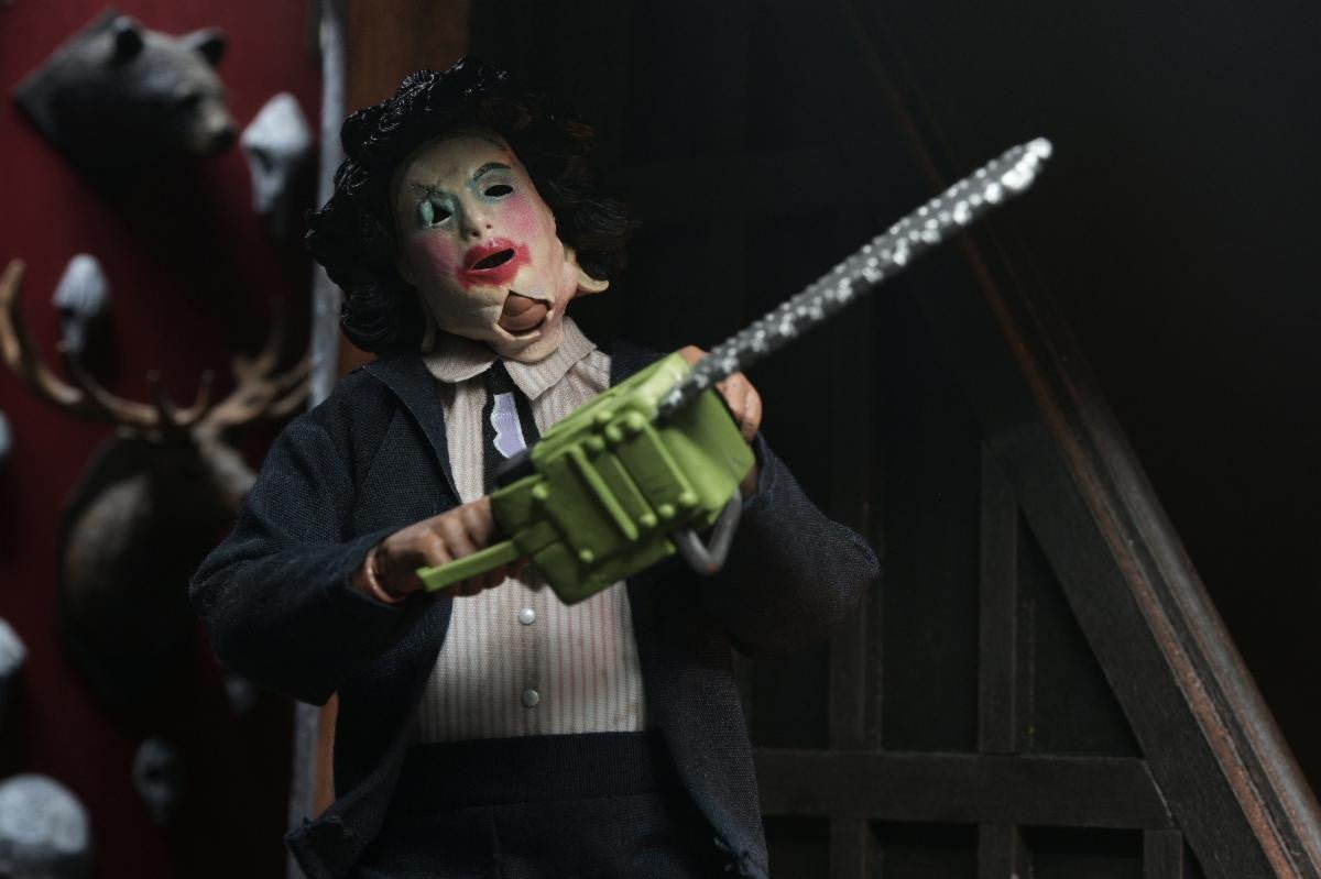 Texas Chainsaw Massacre: Leatherface With Pretty Woman (50th Anniversary) - 8" Clothed Figure - NECA