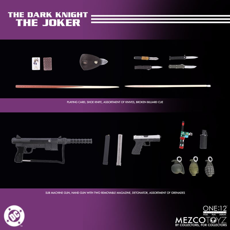 The Dark Knight: The Joker One:12 Collective - Mezco Toyz