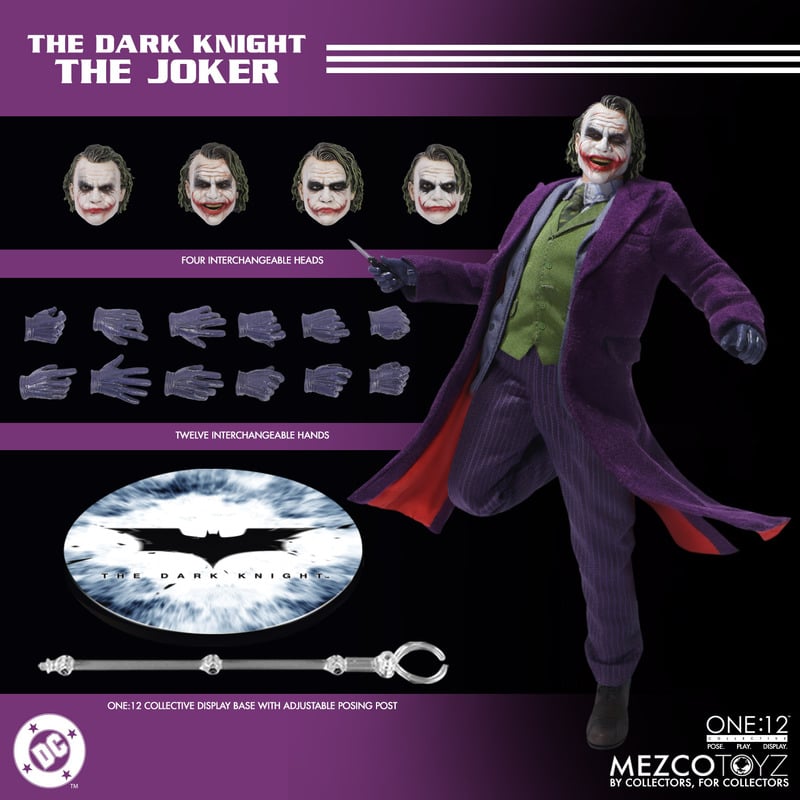 The Dark Knight: The Joker One:12 Collective - Mezco Toyz