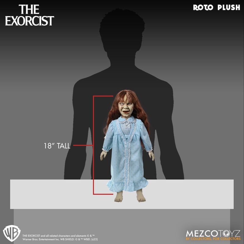 The Exorcist: Regan MacNeil - MDS 18" - Roto Plush - Mezco Toyz