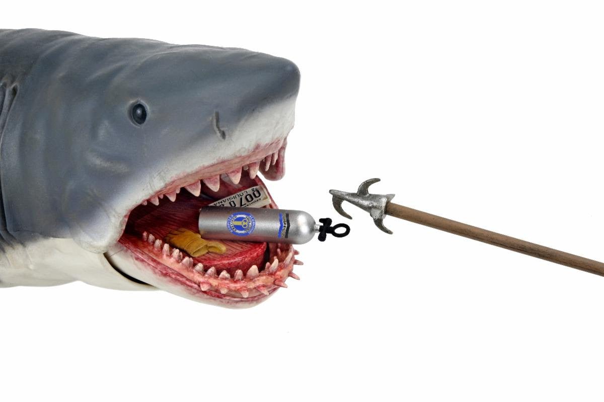 The Game of Jaws - 50th Anniversary Game and 12" Bruce the Shark - The Last Toy Store