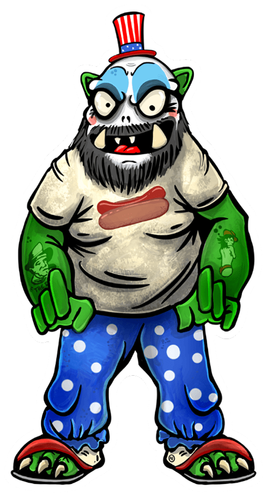 The Last Toy Store: Spaulding Boobie - Large Vinyl Sticker - The Last Toy Store