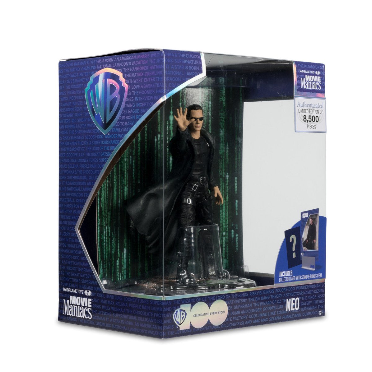 The Matrix: Neo - Movie Maniacs 6" Posed Figure - McFarlane Toys