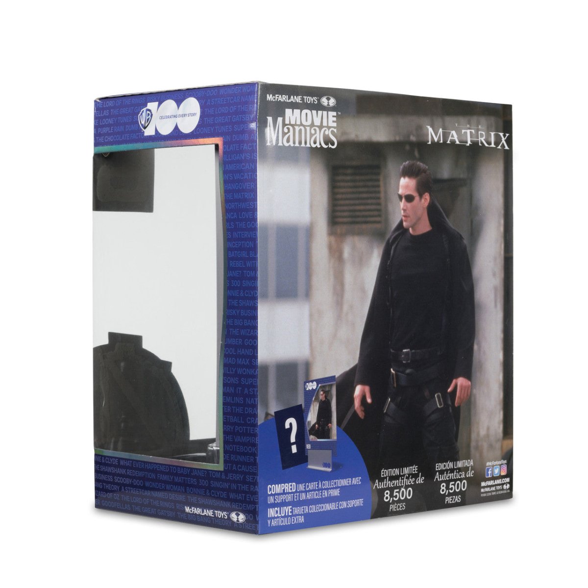 The Matrix: Neo - Movie Maniacs 6" Posed Figure - McFarlane Toys