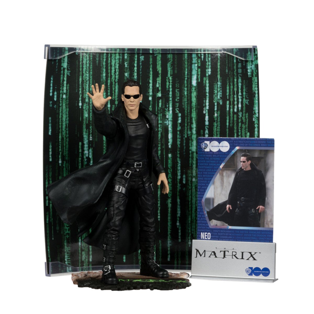 The Matrix: Neo - Movie Maniacs 6" Posed Figure - McFarlane Toys