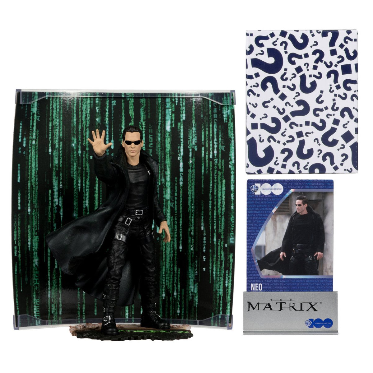 The Matrix: Neo - Movie Maniacs 6" Posed Figure - McFarlane Toys