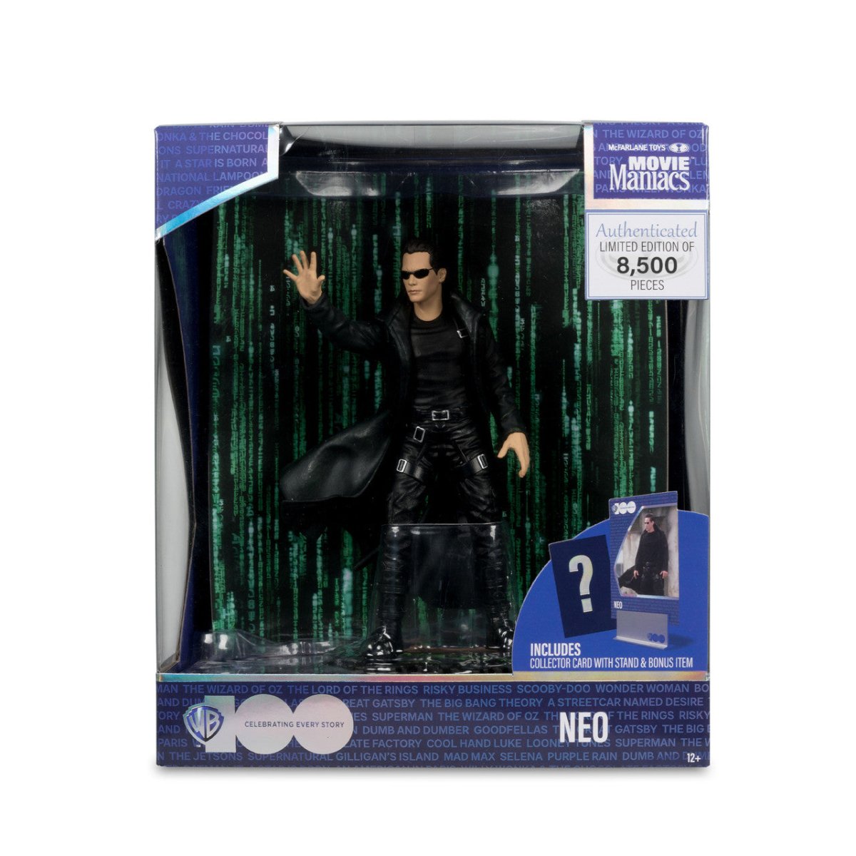 The Matrix: Neo - Movie Maniacs 6" Posed Figure - McFarlane Toys