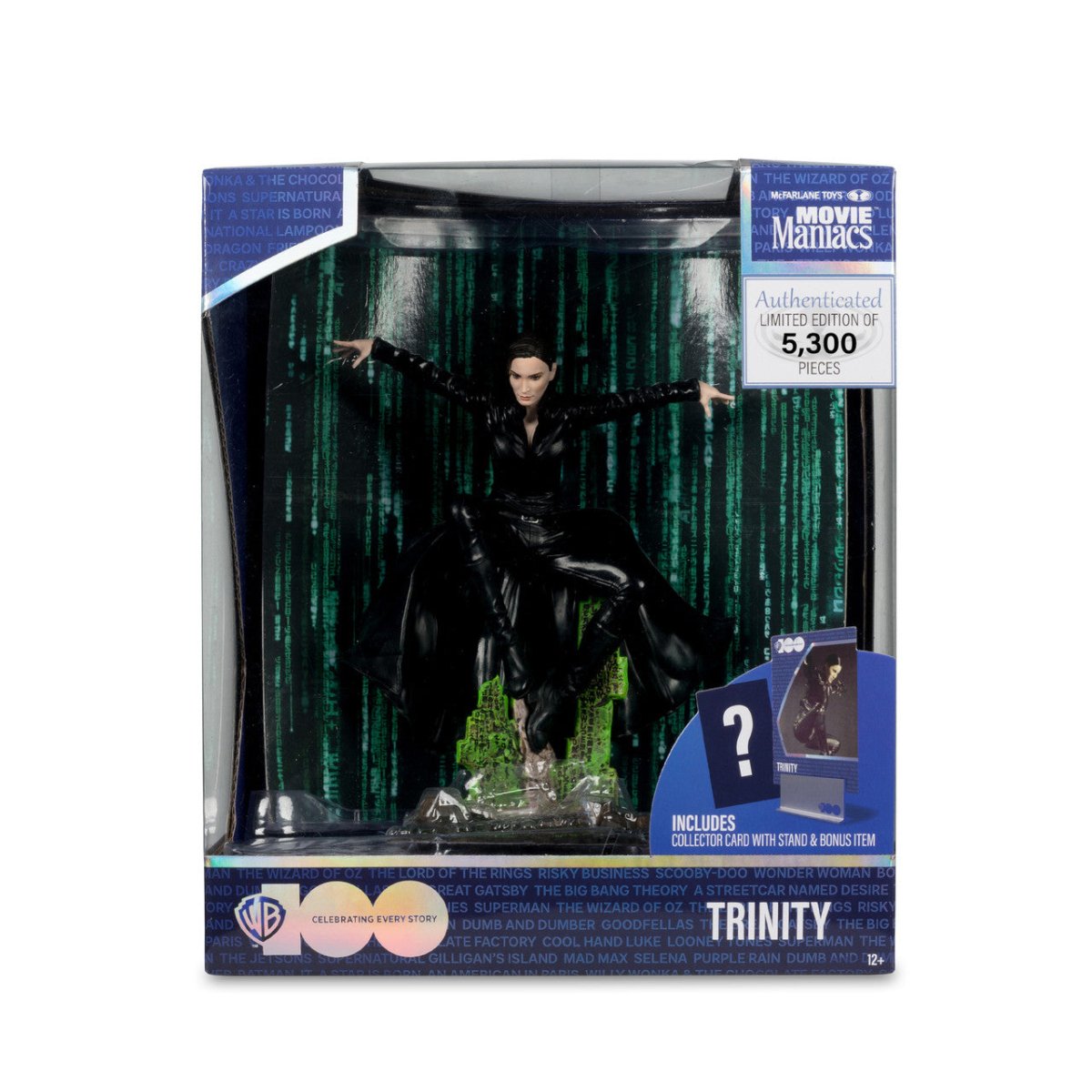 The Matrix: Trinity - Movie Maniacs 6" Posed Figure - The Last Toy Store