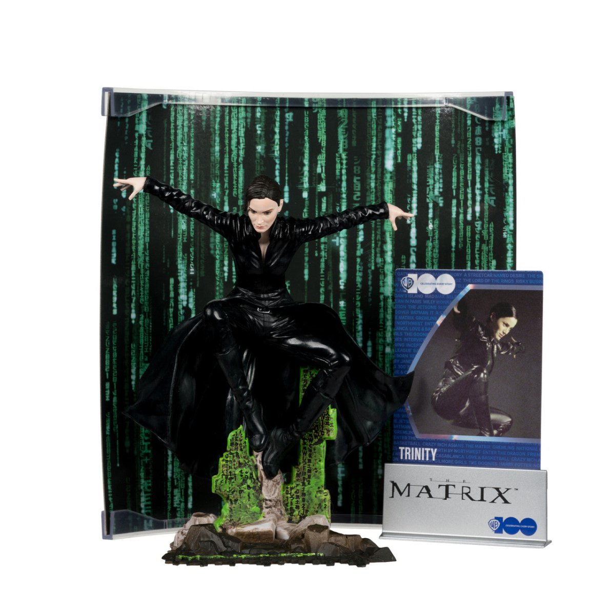 The Matrix: Trinity - Movie Maniacs 6" Posed Figure - The Last Toy Store