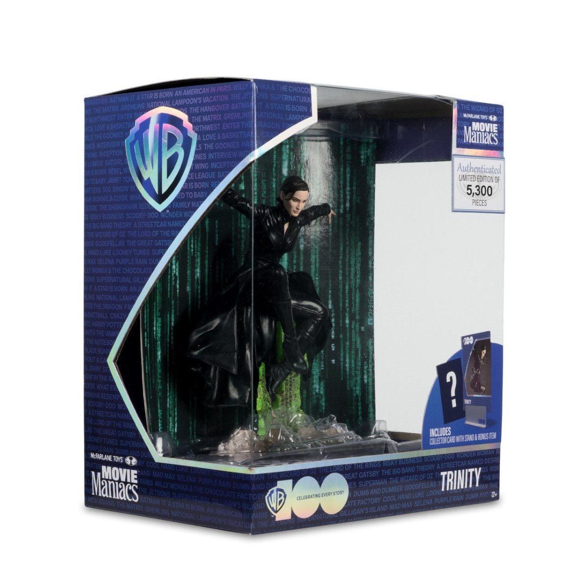 The Matrix: Trinity - Movie Maniacs 6" Posed Figure - The Last Toy Store