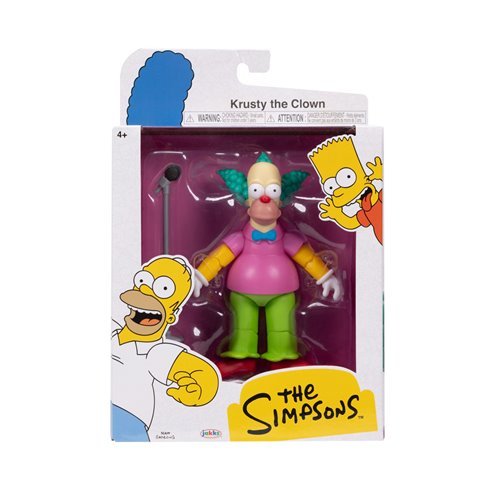 The Simpsons: Krusty the Clown - 5" Figure - Jakks Pacific
