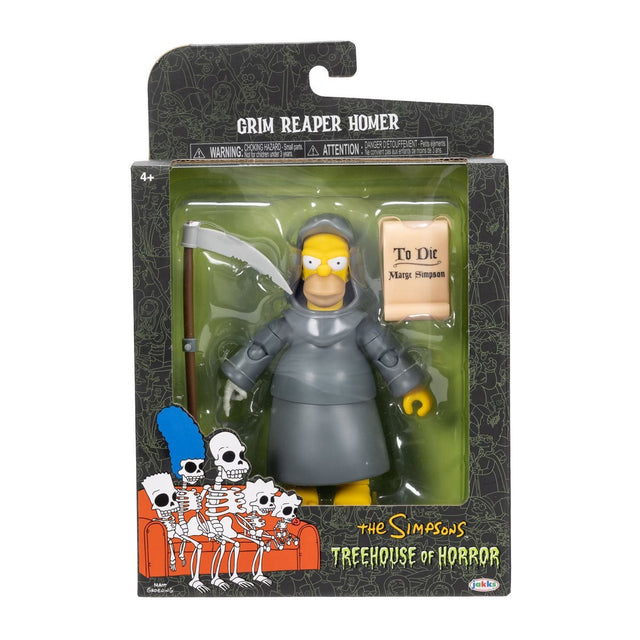Jakks Pacific - The Simpsons Treehouse of Horror: Grim Reaper Homer - Deluxe 5" Figure