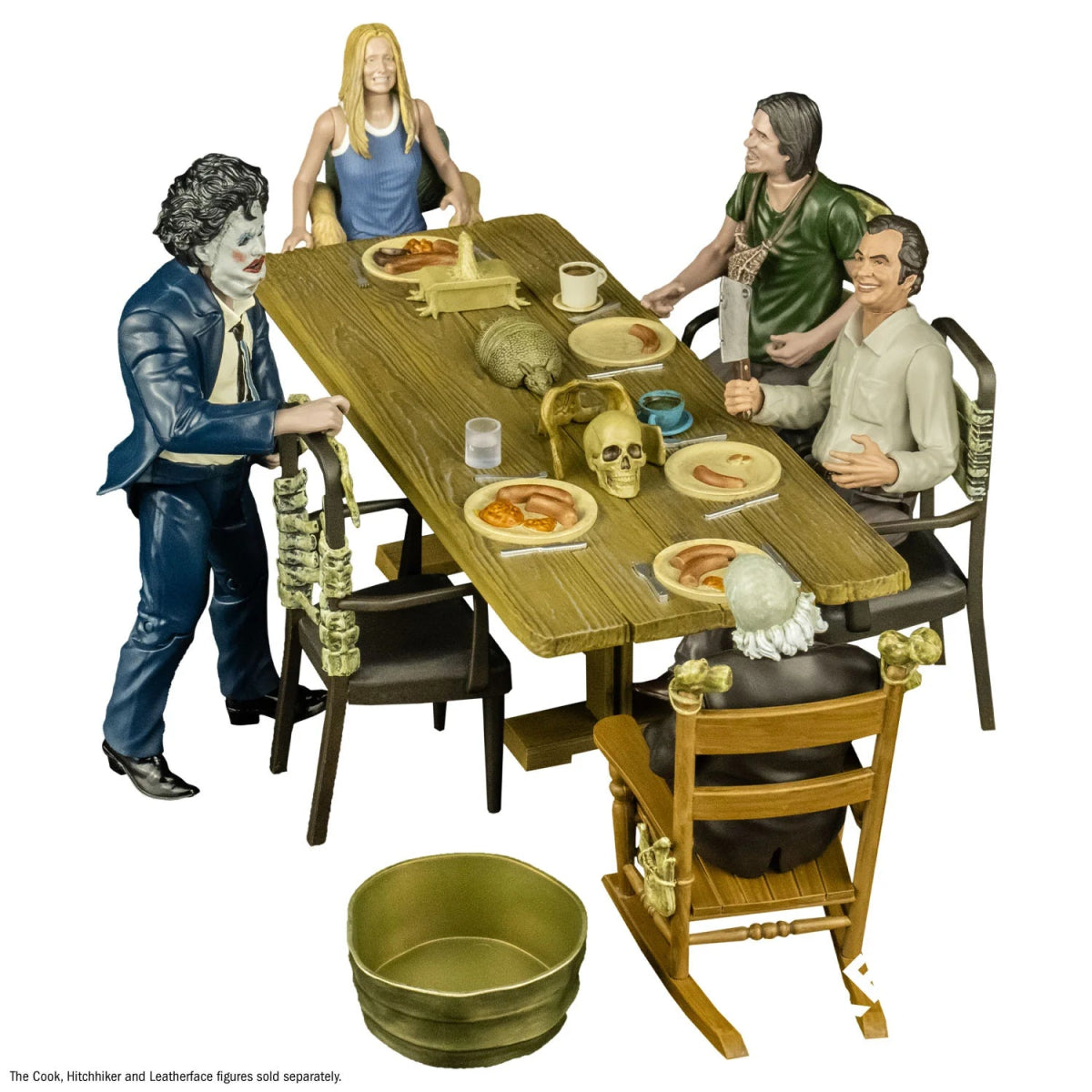 The Texas Chainsaw Massacre (1974) - Dinner Scene Playset - Trick or Treat Studios