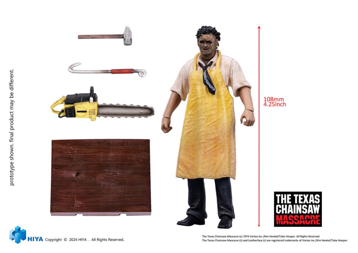The Texas Chainsaw Massacre (1974): Leatherface Killing Mask Standard (PX) Previews Exclusive - 4" Action Figure Hiya Toys