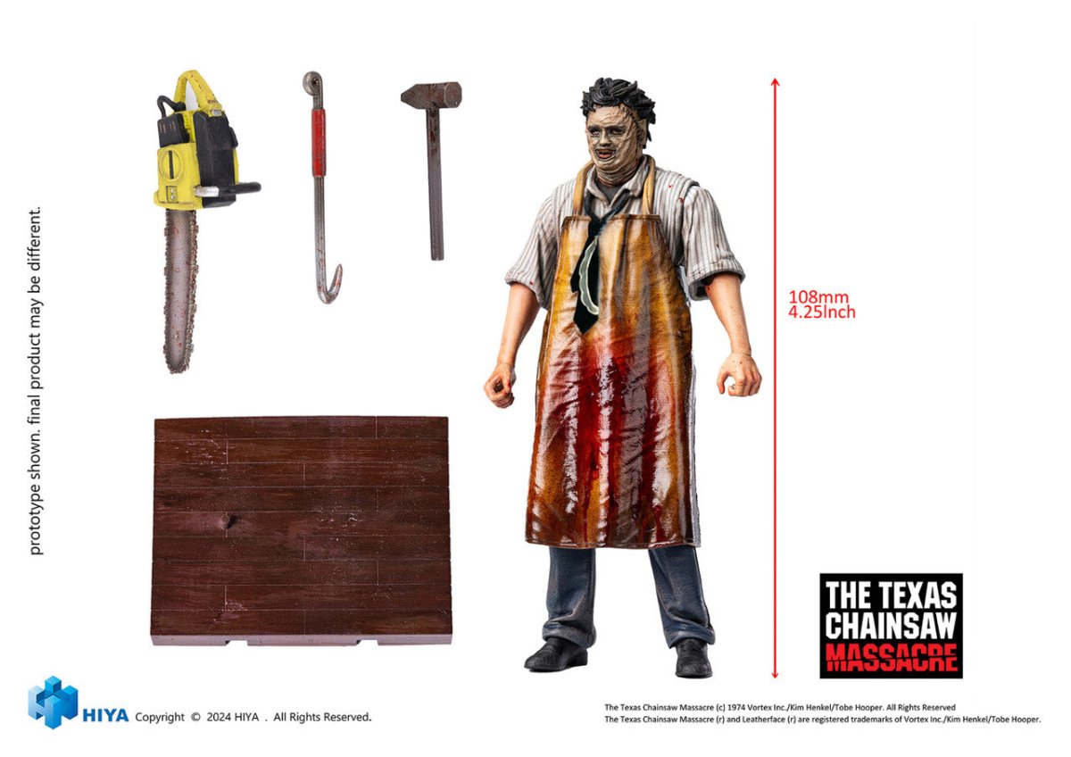 The Texas Chainsaw Massacre (1974): Leatherface (PX) Previews Exclusive - 4" Action Figure - The Last Toy Store