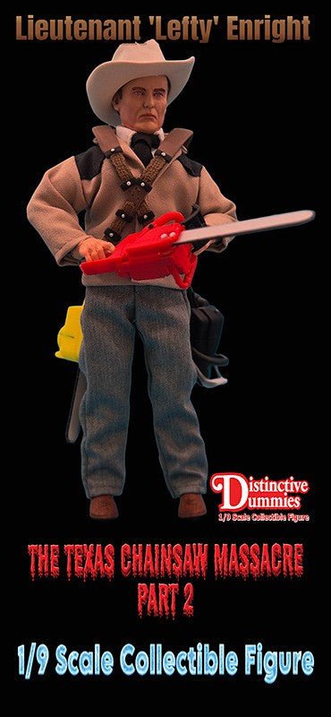 The Texas Chainsaw Massacre 2: Lt. 'Lefty' Enright - 1/9 Scale Distinctive Dummies - Distinctive Dummies