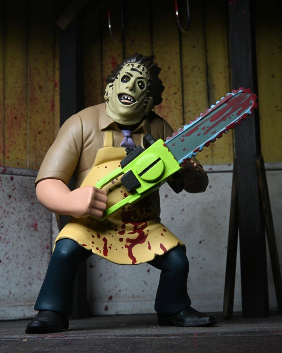 The Texas Chainsaw Massacre (50th Anniversary): Bloody Leatherface - 6” Scale Toony Terrors - The Last Toy Store