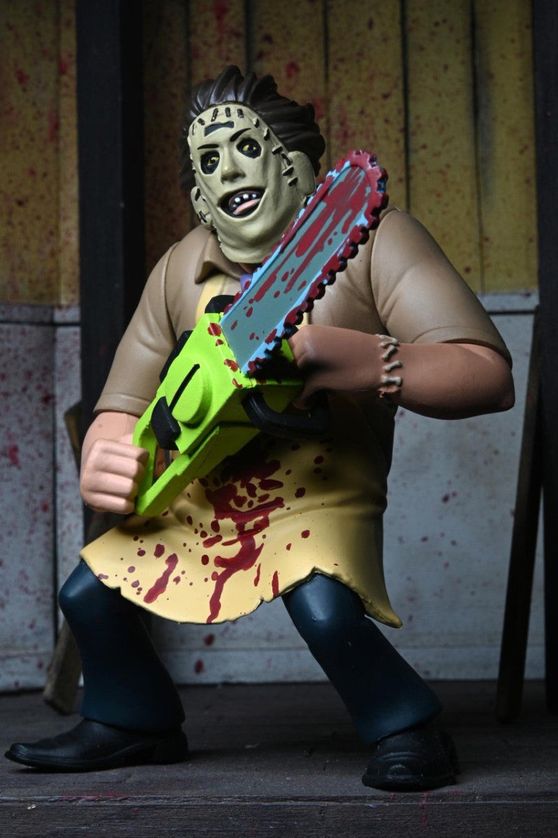 The Texas Chainsaw Massacre (50th Anniversary): Bloody Leatherface - 6” Scale Toony Terrors - The Last Toy Store