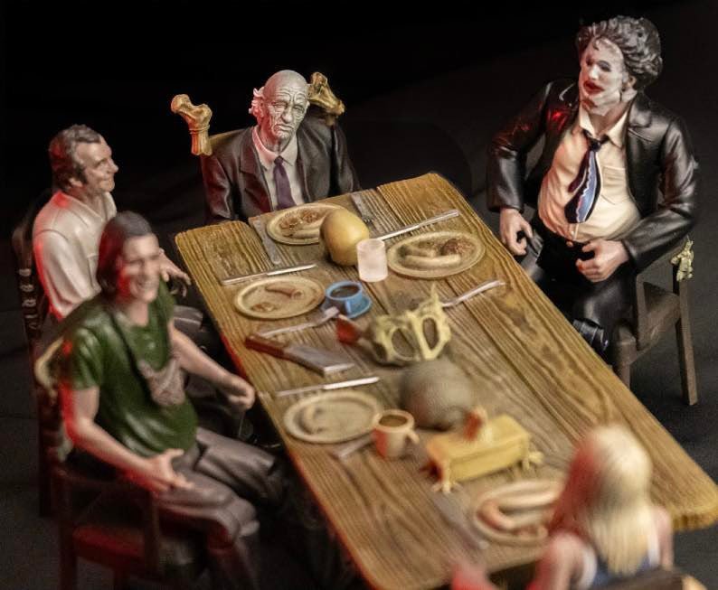 The Texas Chainsaw Massacre: Dinner Scene - Complete 5" Figure Set - The Last Toy Store