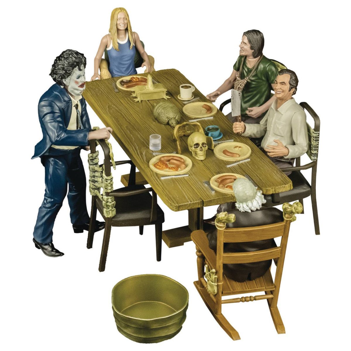 The Texas Chainsaw Massacre: Dinner Scene - Complete 5" Figure Set - The Last Toy Store