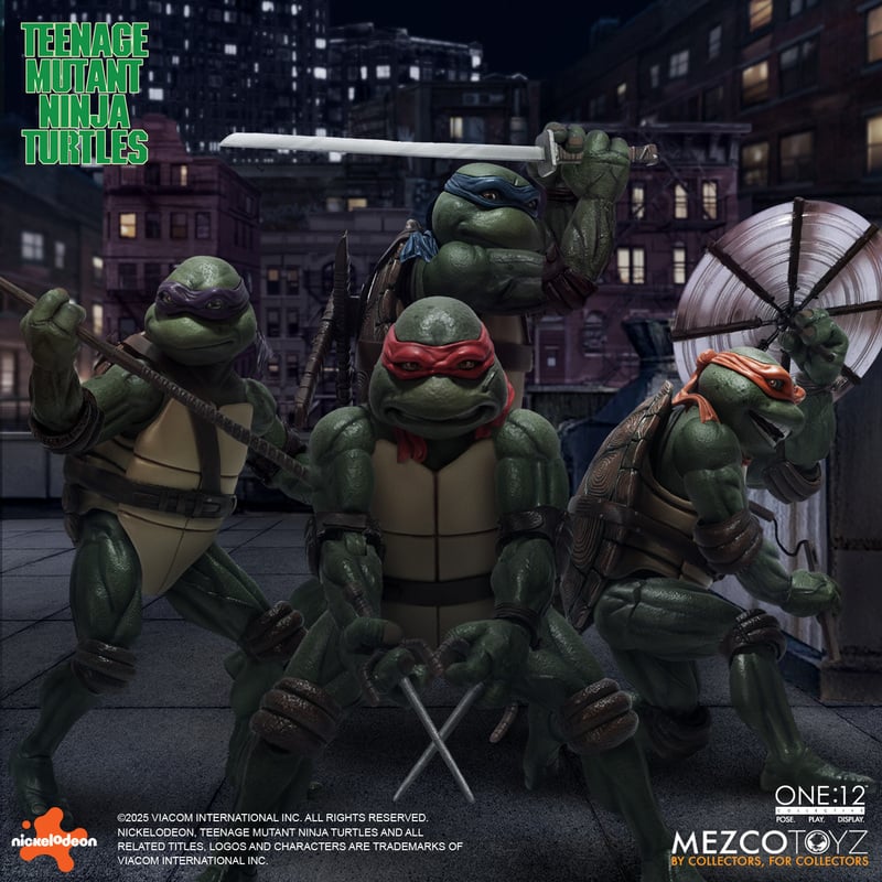 TMNT (1990 Movie) - Deluxe One:12 Collective Box Set - Mezco Toyz