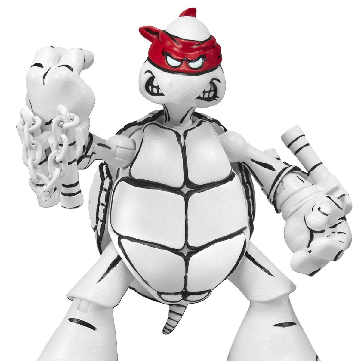 TMNT: Black and White Original Sketch Turtles 40th Anniversary PX - Set of 4 - The Last Toy Store