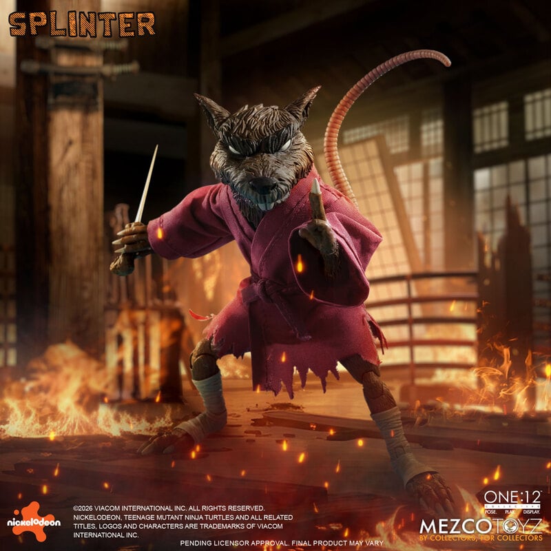 TMNT: Master Splinter - One:12 Collective Figure - Mezco Toyz