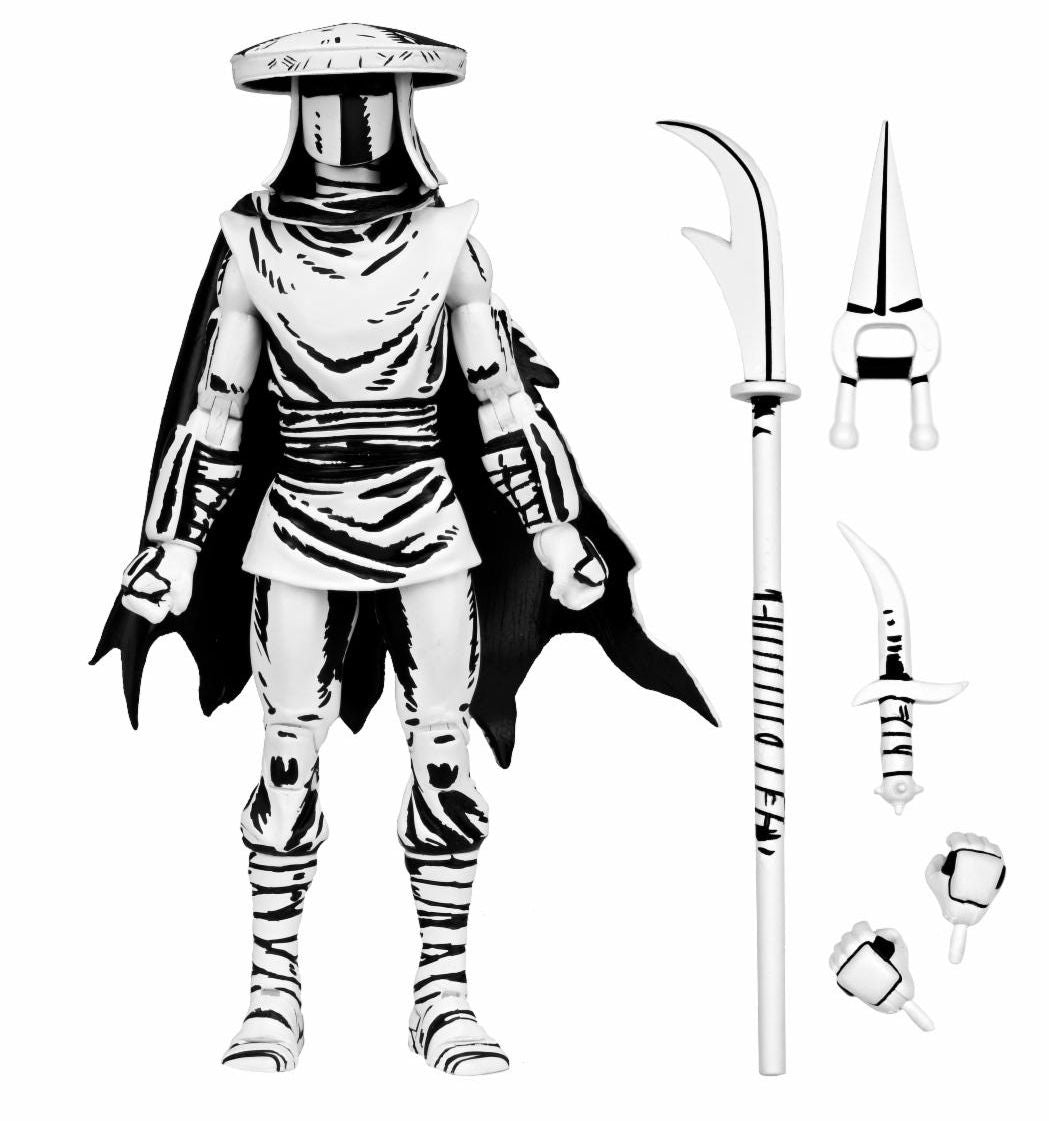 TMNT (Mirage Comics): Elite Foot Ninja Guard (B&W) - 7" Scale Figure - NECA
