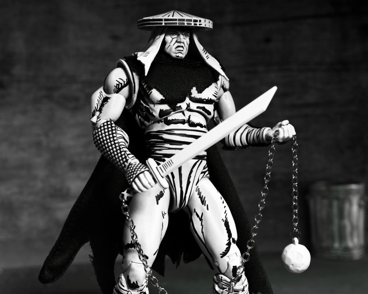TMNT (Mirage Comics): Foot Assassin (B&W) - 7" Scale Figure - NECA