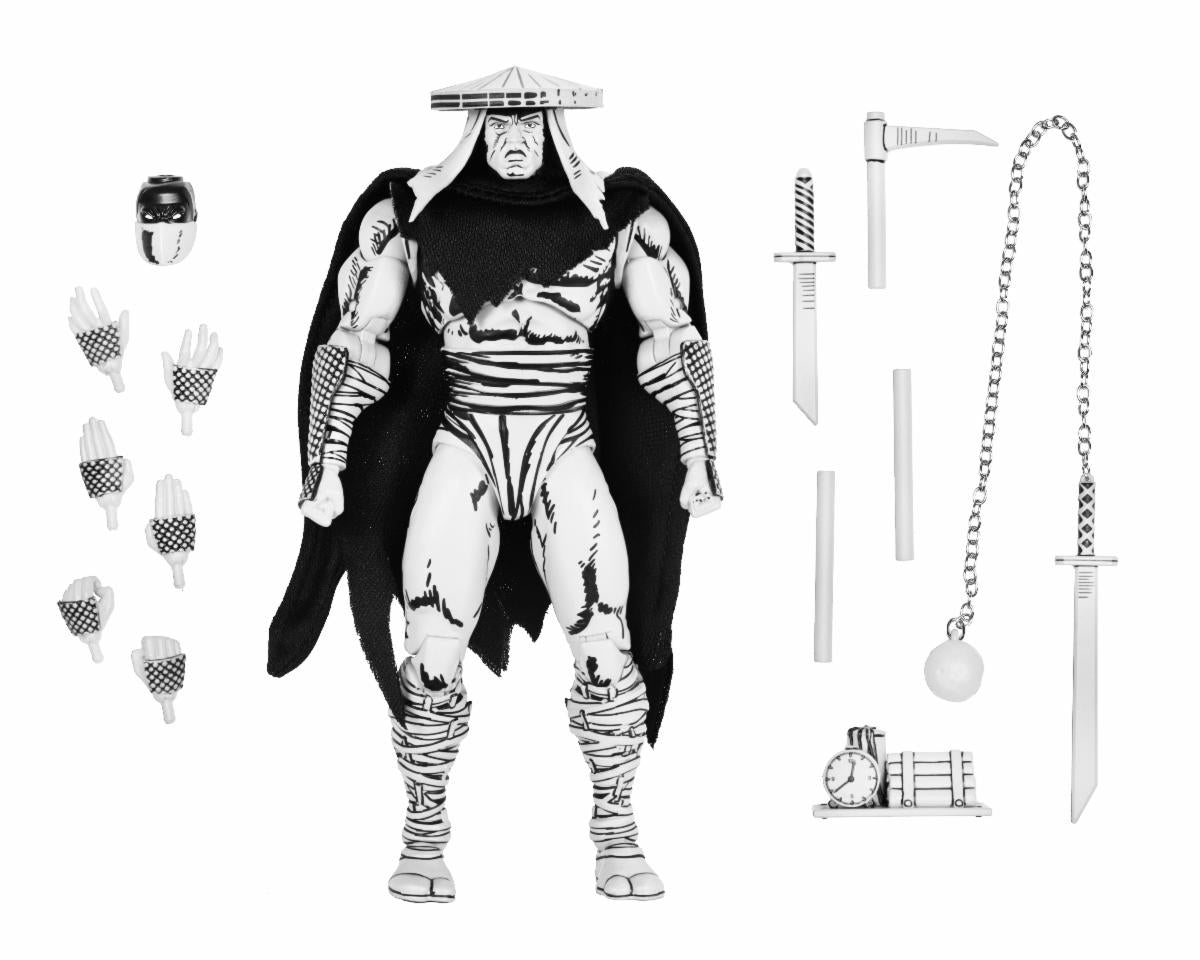 TMNT (Mirage Comics): Foot Assassin (B&W) - 7" Scale Figure - NECA