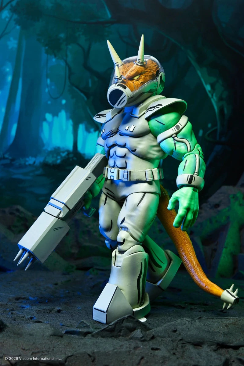 TMNT (Mirage Comics): Shock Commando Triceraton - 7" Scale Figure - NECA