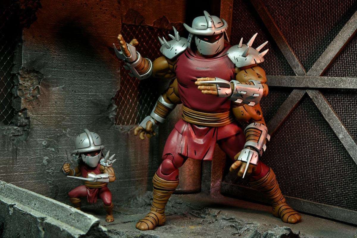 TMNT: Shredder Clone & Mini Shredder (Mirage Comics) - 7" Scale Deluxe Action Figure - The Last Toy Store