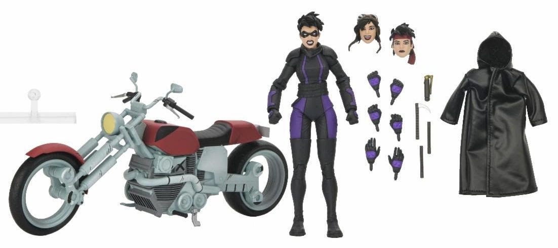 TMNT (The Last Ronin): Casey Marie with Motorcycle - 7" Scale Figure - The Last Toy Store