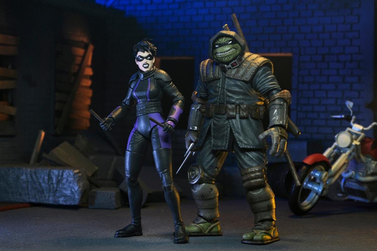 TMNT (The Last Ronin): Casey Marie with Motorcycle - 7" Scale Figure - The Last Toy Store