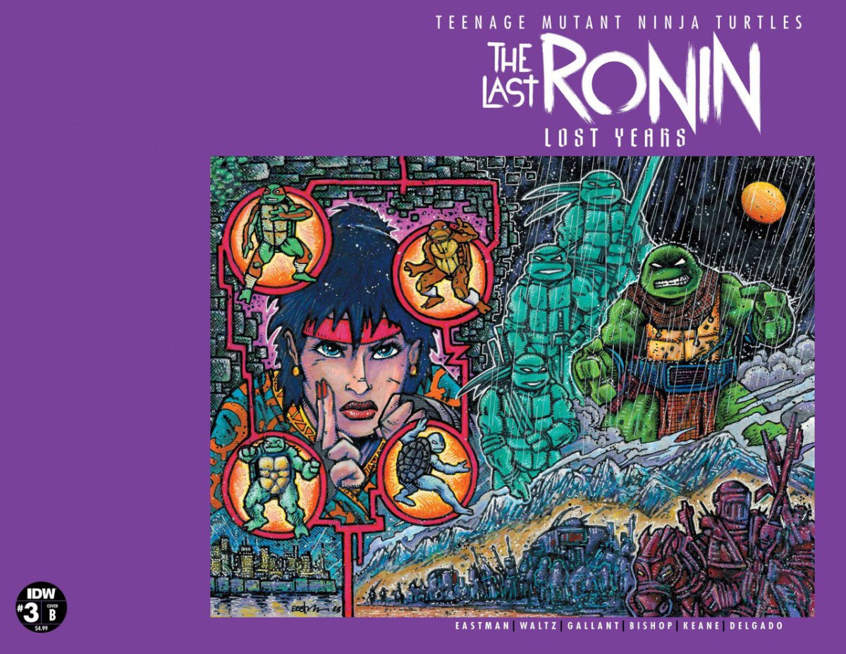 TMNT: The Last Ronin - Lost Years Issue #3 (COVER B - EASTMAN & BISHOP) - Comic Book - The Last Toy Store